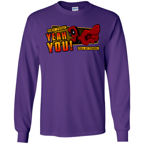 T-Shirts Purple / S Dead Pull Men's Long Sleeve T-Shirt