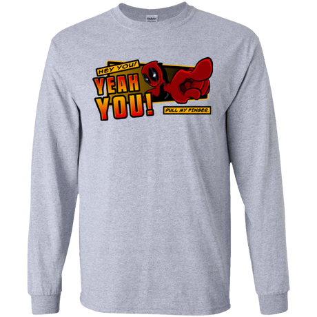 T-Shirts Sport Grey / S Dead Pull Men's Long Sleeve T-Shirt