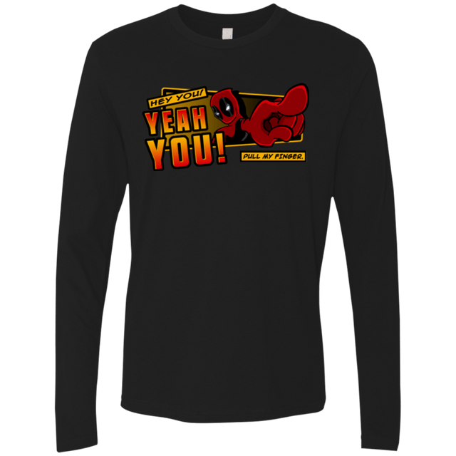 T-Shirts Black / S Dead Pull Men's Premium Long Sleeve