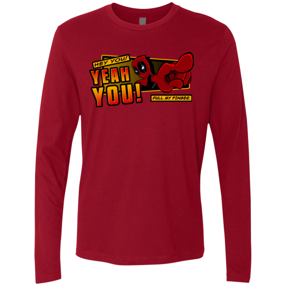 T-Shirts Cardinal / S Dead Pull Men's Premium Long Sleeve