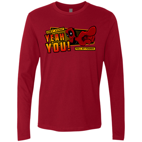 T-Shirts Cardinal / S Dead Pull Men's Premium Long Sleeve