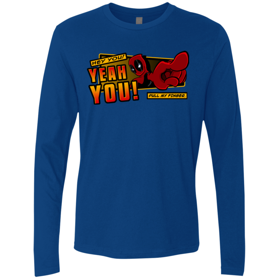 T-Shirts Royal / S Dead Pull Men's Premium Long Sleeve