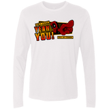 T-Shirts White / S Dead Pull Men's Premium Long Sleeve