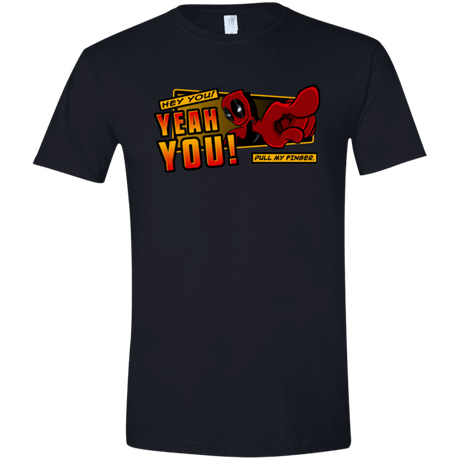 T-Shirts Black / X-Small Dead Pull Men's Semi-Fitted Softstyle