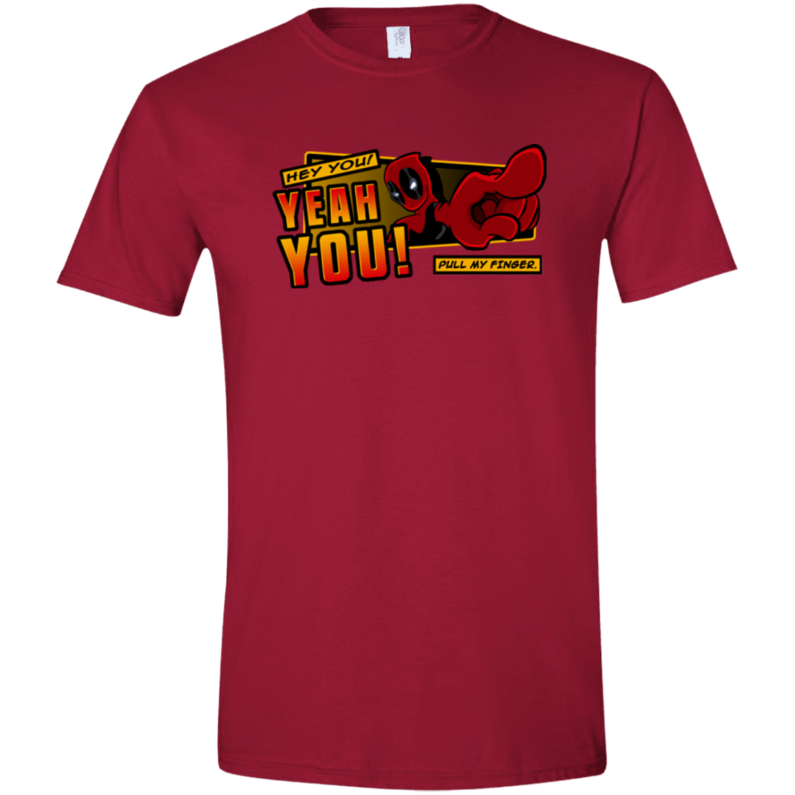 T-Shirts Cardinal Red / S Dead Pull Men's Semi-Fitted Softstyle