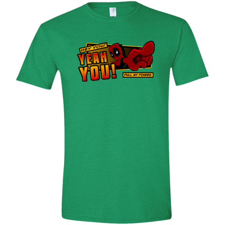 T-Shirts Heather Irish Green / S Dead Pull Men's Semi-Fitted Softstyle