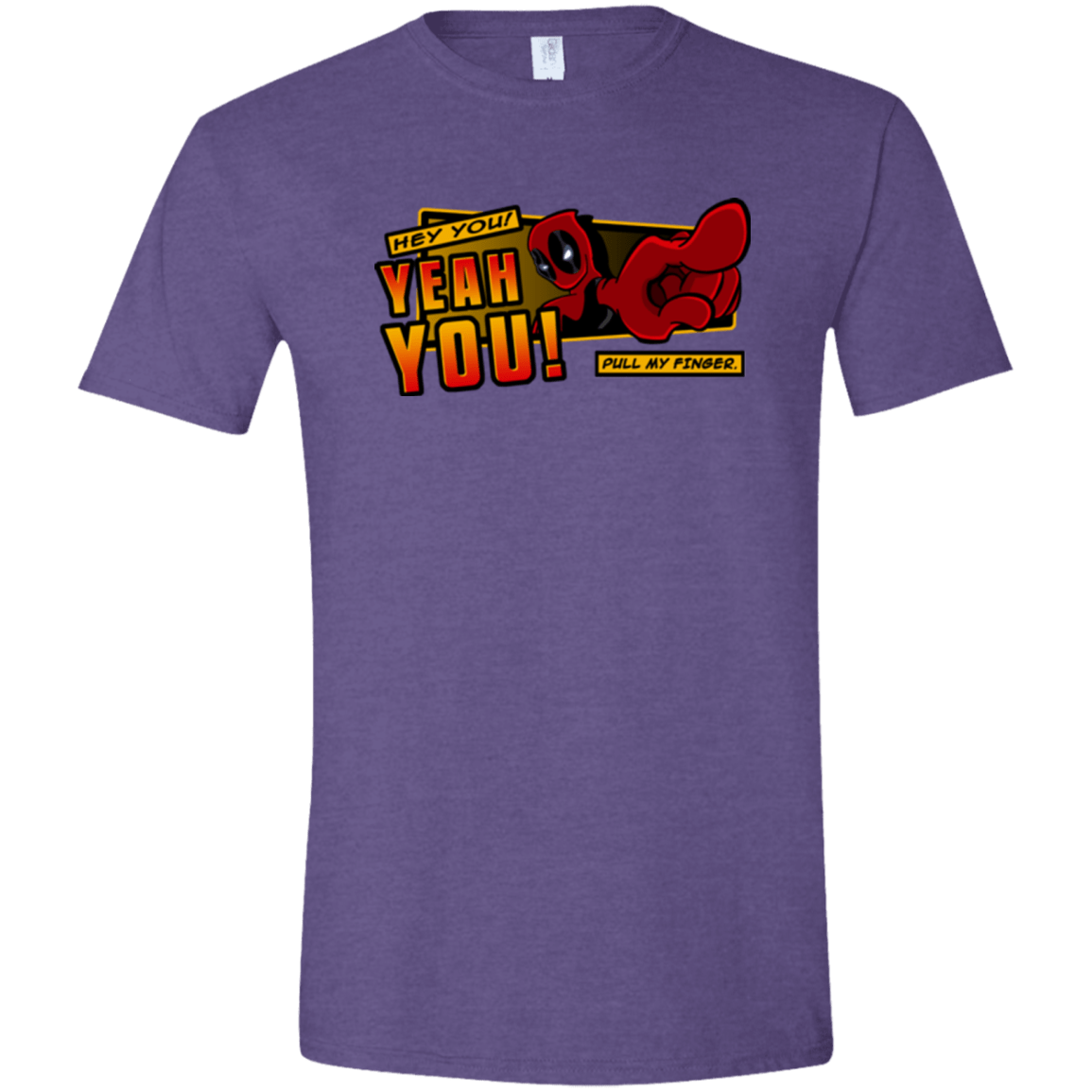 T-Shirts Heather Purple / S Dead Pull Men's Semi-Fitted Softstyle