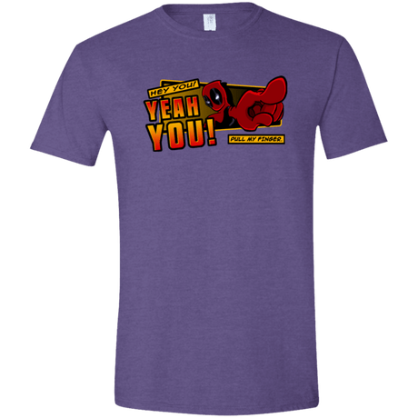 T-Shirts Heather Purple / S Dead Pull Men's Semi-Fitted Softstyle