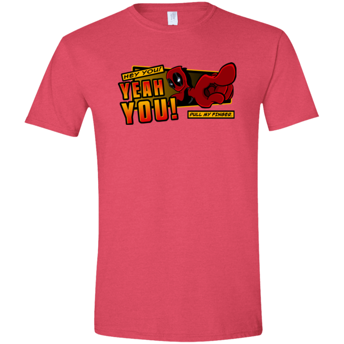 T-Shirts Heather Red / S Dead Pull Men's Semi-Fitted Softstyle