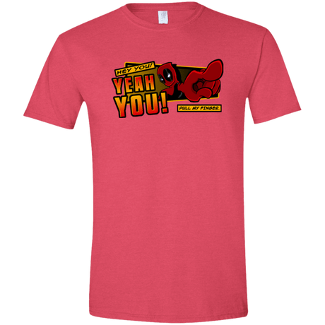 T-Shirts Heather Red / S Dead Pull Men's Semi-Fitted Softstyle