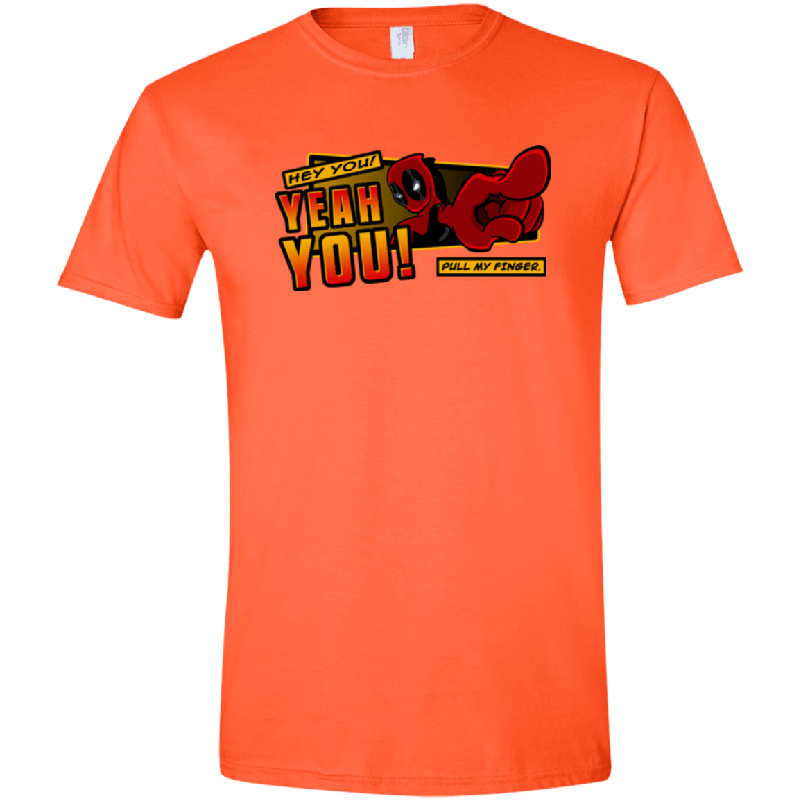 T-Shirts Orange / S Dead Pull Men's Semi-Fitted Softstyle