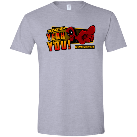 T-Shirts Sport Grey / X-Small Dead Pull Men's Semi-Fitted Softstyle