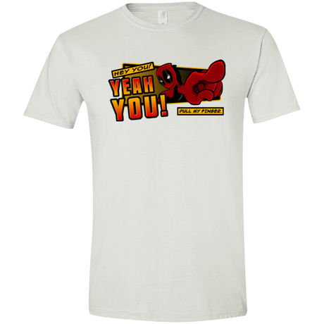 T-Shirts White / X-Small Dead Pull Men's Semi-Fitted Softstyle