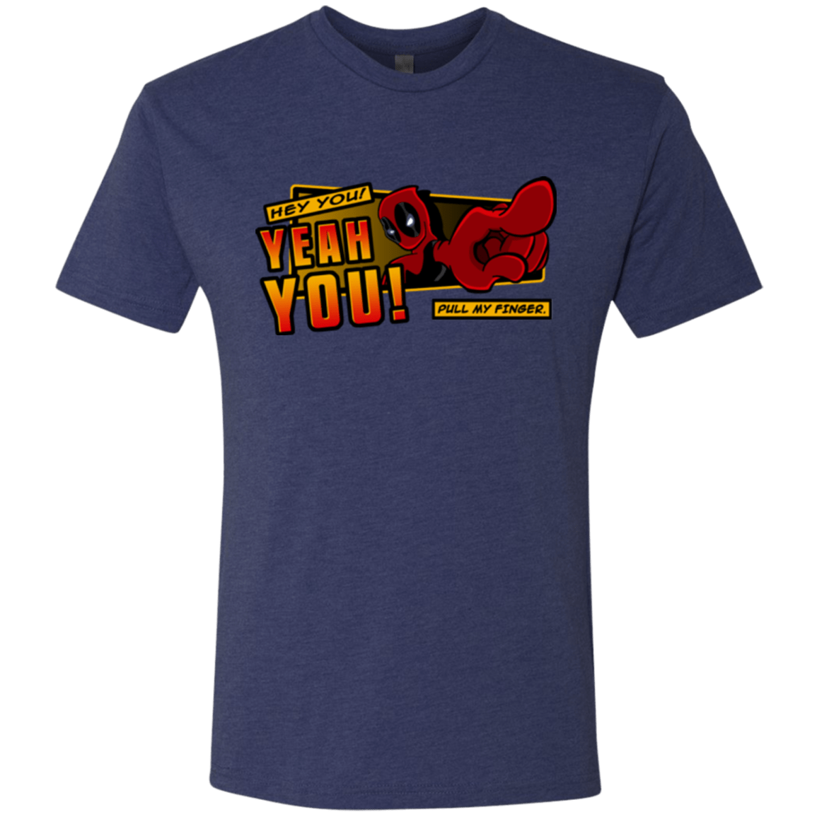 T-Shirts Vintage Navy / S Dead Pull Men's Triblend T-Shirt