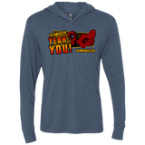 T-Shirts Indigo / X-Small Dead Pull Triblend Long Sleeve Hoodie Tee