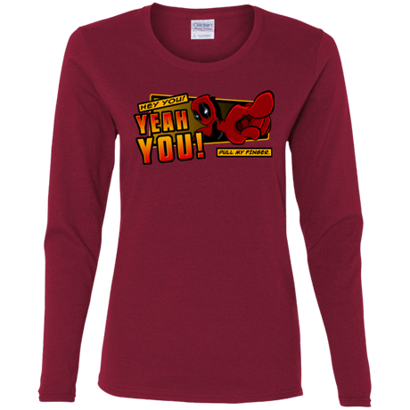 T-Shirts Cardinal / S Dead Pull Women's Long Sleeve T-Shirt