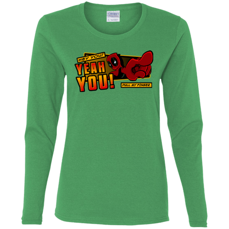 T-Shirts Irish Green / S Dead Pull Women's Long Sleeve T-Shirt
