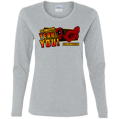 T-Shirts Sport Grey / S Dead Pull Women's Long Sleeve T-Shirt