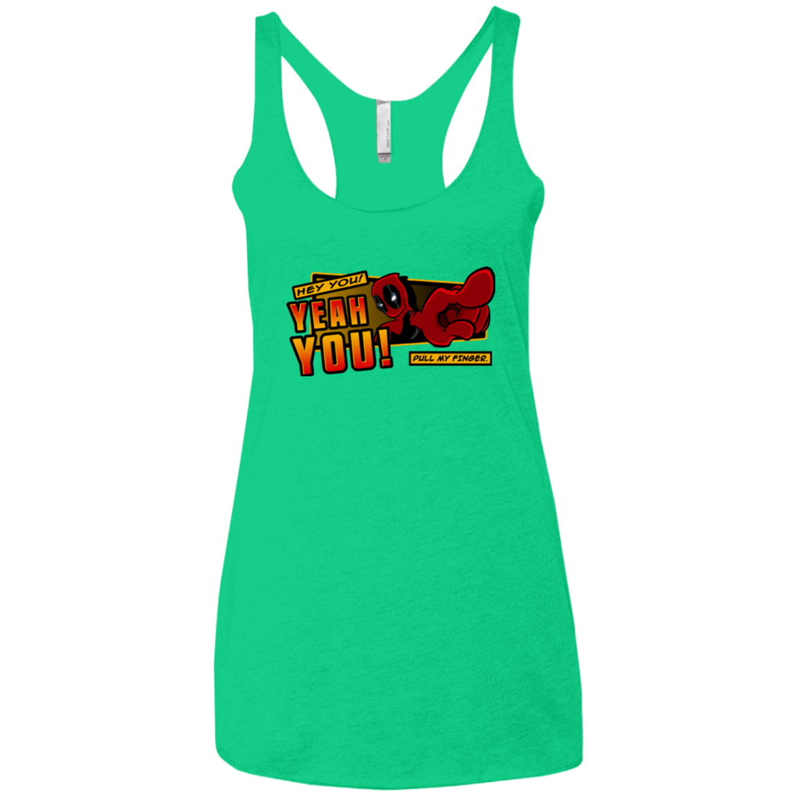 T-Shirts Envy / X-Small Dead Pull Women's Triblend Racerback Tank