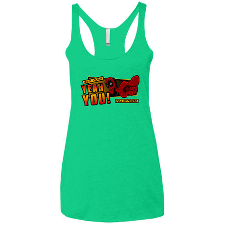 T-Shirts Envy / X-Small Dead Pull Women's Triblend Racerback Tank