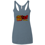 T-Shirts Indigo / X-Small Dead Pull Women's Triblend Racerback Tank