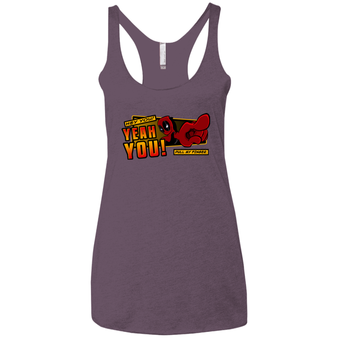 T-Shirts Vintage Purple / X-Small Dead Pull Women's Triblend Racerback Tank