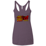 T-Shirts Vintage Purple / X-Small Dead Pull Women's Triblend Racerback Tank