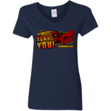 T-Shirts Navy / S Dead Pull Women's V-Neck T-Shirt