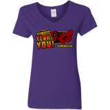 T-Shirts Purple / S Dead Pull Women's V-Neck T-Shirt