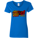 T-Shirts Royal / S Dead Pull Women's V-Neck T-Shirt