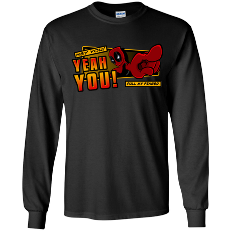 T-Shirts Black / YS Dead Pull Youth Long Sleeve T-Shirt