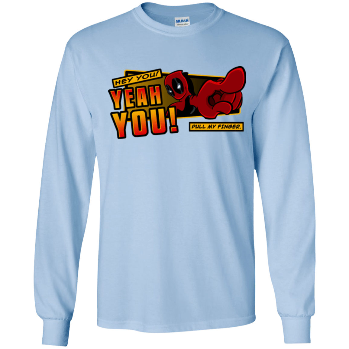 T-Shirts Light Blue / YS Dead Pull Youth Long Sleeve T-Shirt