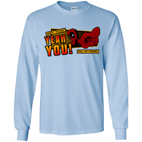 T-Shirts Light Blue / YS Dead Pull Youth Long Sleeve T-Shirt