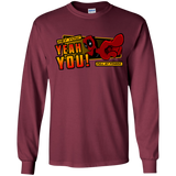 T-Shirts Maroon / YS Dead Pull Youth Long Sleeve T-Shirt