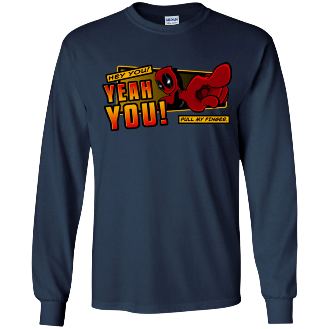 T-Shirts Navy / YS Dead Pull Youth Long Sleeve T-Shirt