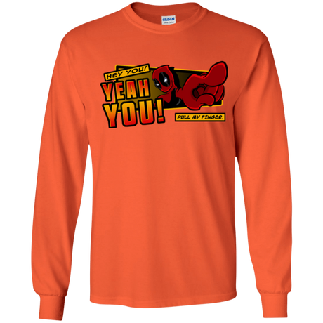 T-Shirts Orange / YS Dead Pull Youth Long Sleeve T-Shirt