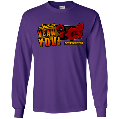 T-Shirts Purple / YS Dead Pull Youth Long Sleeve T-Shirt