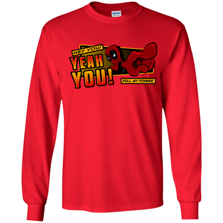 T-Shirts Red / YS Dead Pull Youth Long Sleeve T-Shirt