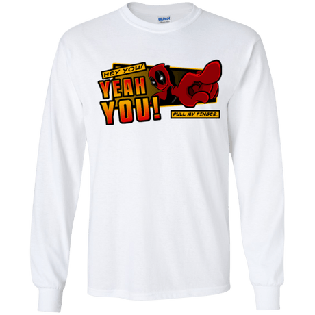 T-Shirts White / YS Dead Pull Youth Long Sleeve T-Shirt