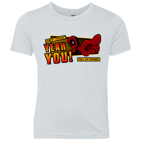 T-Shirts Heather White / YXS Dead Pull Youth Triblend T-Shirt