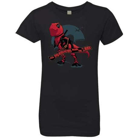 T-Shirts Black / YXS Dead Rex Girls Premium T-Shirt