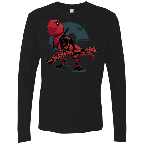 T-Shirts Black / Small Dead Rex Men's Premium Long Sleeve