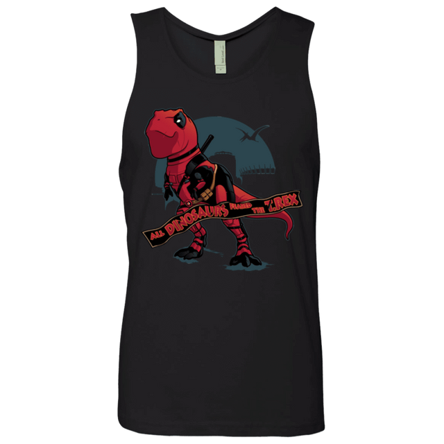 T-Shirts Black / Small Dead Rex Men's Premium Tank Top