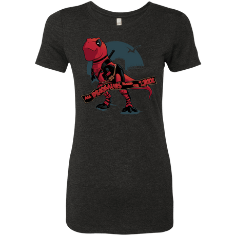 T-Shirts Vintage Black / Small Dead Rex Women's Triblend T-Shirt