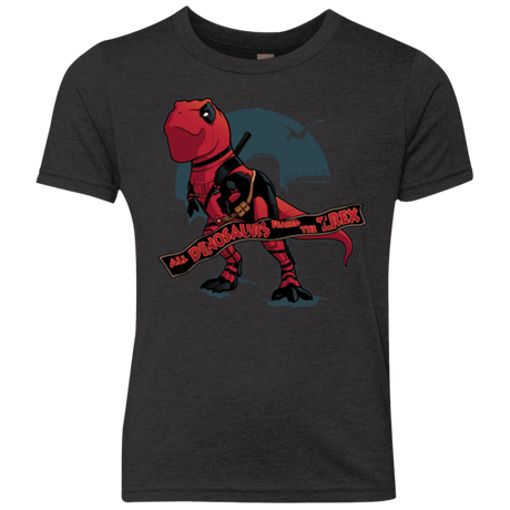 T-Shirts Vintage Black / YXS Dead Rex Youth Triblend T-Shirt