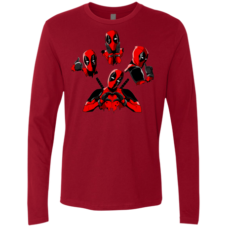 T-Shirts Cardinal / S Dead Rhapsody Men's Premium Long Sleeve