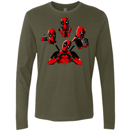 T-Shirts Military Green / S Dead Rhapsody Men's Premium Long Sleeve
