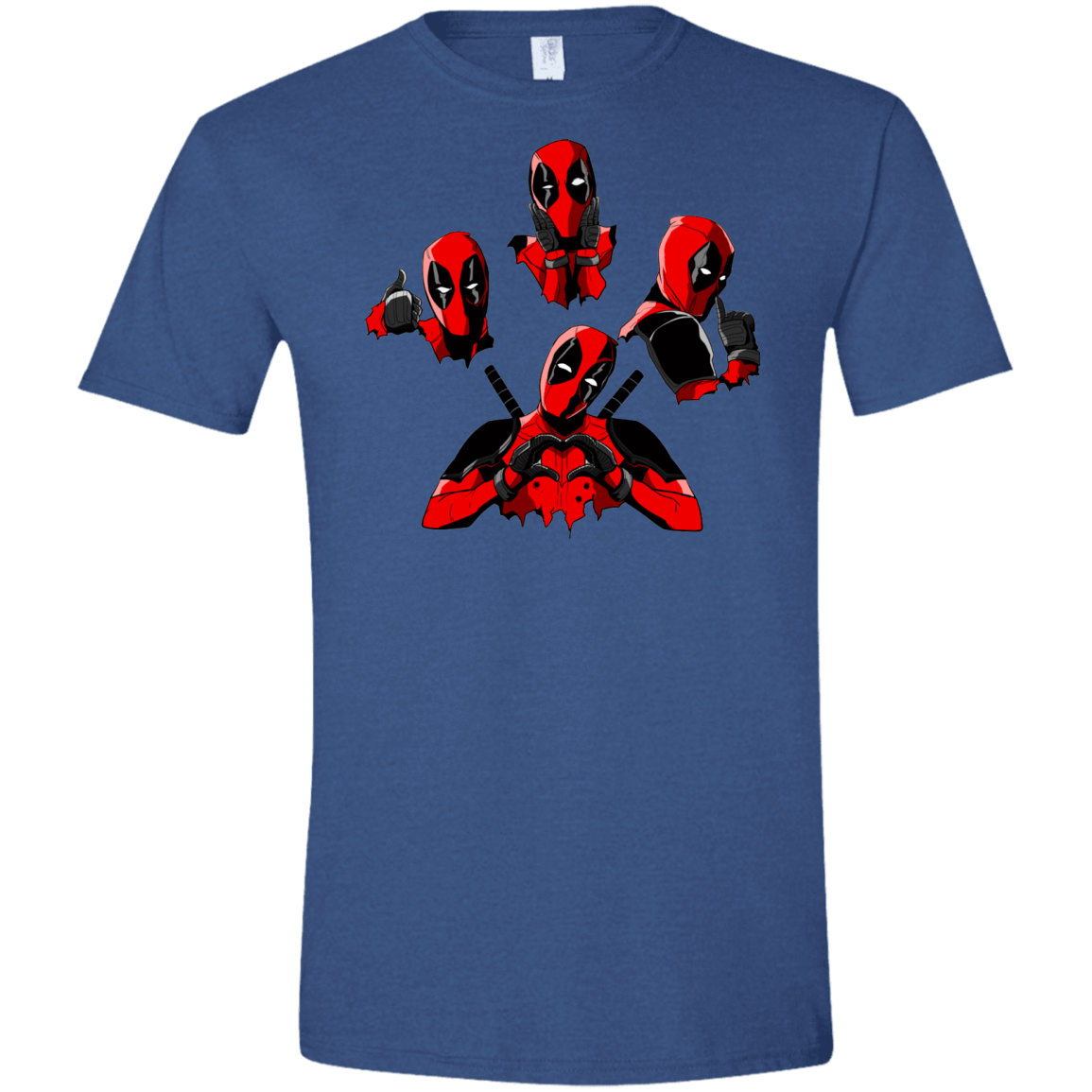 T-Shirts Heather Royal / X-Small Dead Rhapsody Men's Semi-Fitted Softstyle