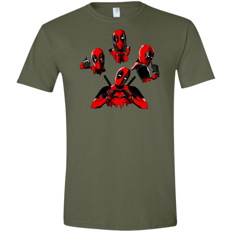 T-Shirts Military Green / S Dead Rhapsody Men's Semi-Fitted Softstyle