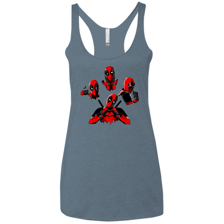 T-Shirts Indigo / X-Small Dead Rhapsody Women's Triblend Racerback Tank